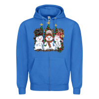 True Royal christmas snowman Zipper Hoodie - AdoDesignShop