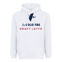 White La Colombe Heavyweight Hoodie - linhVisuals