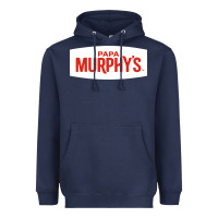 Navy papa murphy's Heavyweight Hoodie - linhVisuals