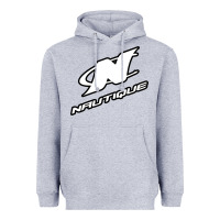 Heather Grey Nautique Boats Heavyweight Hoodie - linhVisuals