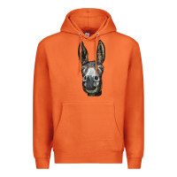 Carrot Donkey  Face Premium Hoodie - LillyAllenDesigns