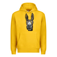 Lemon Donkey  Face Premium Hoodie - LillyAllenDesigns