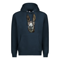 Navy Donkey  Face Premium Hoodie - LillyAllenDesigns