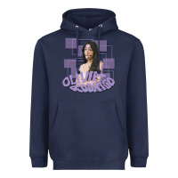 Navy olivia rodrigo Heavyweight Hoodie - linhVisuals