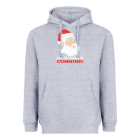 Heather Grey santa claus is cumming dirty humor Heavyweight Hoodie - linhVisuals