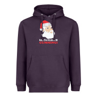 Plum santa claus is cumming dirty humor Heavyweight Hoodie - linhVisuals
