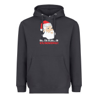 Smoke santa claus is cumming dirty humor Heavyweight Hoodie - linhVisuals