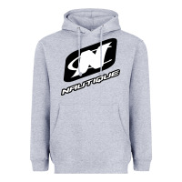 Heather Grey Nautique Boats Heavyweight Hoodie - linhVisuals