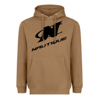 Toasted Coconut Nautique Boats Heavyweight Hoodie - linhVisuals