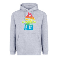 Heather Grey live from daryl house Heavyweight Hoodie - linhVisuals