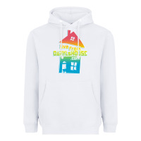 White live from daryl house Heavyweight Hoodie - linhVisuals