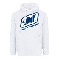 White Nautique Boats Heavyweight Hoodie - linhVisuals