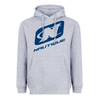 Heather Grey Nautique Boats Heavyweight Hoodie - linhVisuals