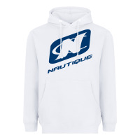 White Nautique Boats Heavyweight Hoodie - linhVisuals