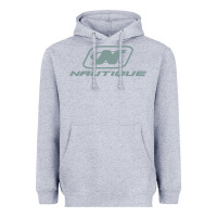 Heather Grey Nautique Boats Heavyweight Hoodie - linhVisuals