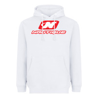 White Nautique Boats Heavyweight Hoodie - linhVisuals