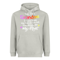 Moon Dust grandma t  shirt yes i'm grandma if you think my hands are full t  shi Heavyweight Hoodie - linhVisuals