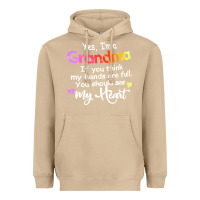 Mushroom grandma t  shirt yes i'm grandma if you think my hands are full t  shi Heavyweight Hoodie - linhVisuals