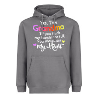 Storm grandma t  shirt yes i'm grandma if you think my hands are full t  shi Heavyweight Hoodie - linhVisuals