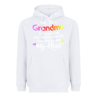 White grandma t  shirt yes i'm grandma if you think my hands are full t  shi Heavyweight Hoodie - linhVisuals