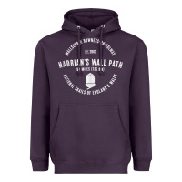 Plum hadrians wall path england wales hikes tank top Heavyweight Hoodie - linhVisuals