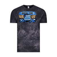 Cloud Black Back the blue Vintage Tee - FaDigitalArtStudio