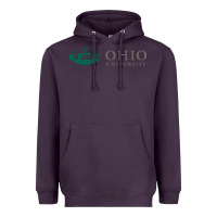 Plum The ohio university Heavyweight Hoodie - linhVisuals