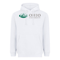 White The ohio university Heavyweight Hoodie - linhVisuals