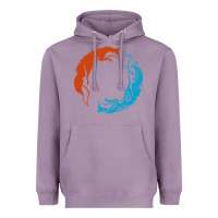 Lavender spirit of the north Heavyweight Hoodie - linhVisuals