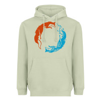 Matcha spirit of the north Heavyweight Hoodie - linhVisuals