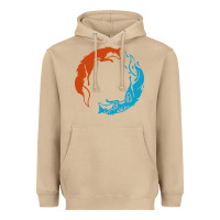 Mushroom spirit of the north Heavyweight Hoodie - linhVisuals