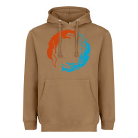 Toasted Coconut spirit of the north Heavyweight Hoodie - linhVisuals