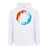 White spirit of the north Heavyweight Hoodie - linhVisuals