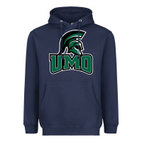 Navy university of mount olive trojan Heavyweight Hoodie - linhVisuals