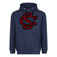 Navy usc baseball Heavyweight Hoodie - linhVisuals