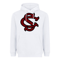 White usc baseball Heavyweight Hoodie - linhVisuals