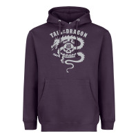 Plum tail of the dragon Heavyweight Hoodie - linhVisuals