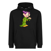 Black dopey Heavyweight Hoodie - linhVisuals