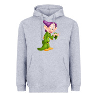 Heather Grey dopey Heavyweight Hoodie - linhVisuals