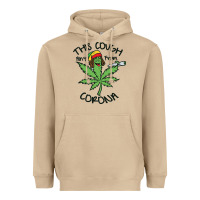 Mushroom Funny Weed Leaf Heavyweight Hoodie - linhVisuals