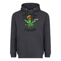 Smoke Funny Weed Leaf Heavyweight Hoodie - linhVisuals