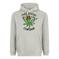 Moon Dust Funny Weed Leaf Heavyweight Hoodie - linhVisuals