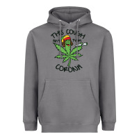 Storm Funny Weed Leaf Heavyweight Hoodie - linhVisuals
