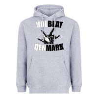 Heather Grey volbeat denmark Heavyweight Hoodie - linhVisuals