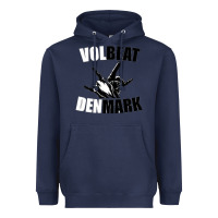 Navy volbeat denmark Heavyweight Hoodie - linhVisuals