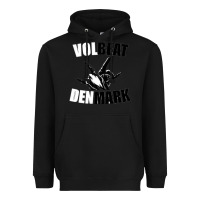 Black volbeat denmark Heavyweight Hoodie - linhVisuals