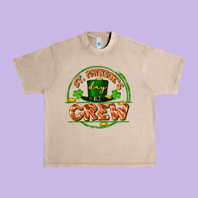 St. Patrick's Day Crew Urban Heavy Tee Designed By Fadigitalartstudio