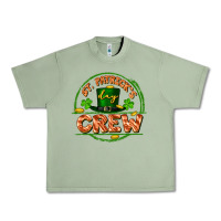 Oil Green St. Patrick's Day crew Urban Heavy Tee - FaDigitalArtStudio