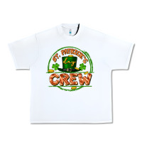 White St. Patrick's Day crew Urban Heavy Tee - FaDigitalArtStudio