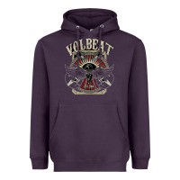 Plum volbeat est.2001 Heavyweight Hoodie - linhVisuals